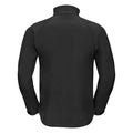Black - Back - Russell Mens Plain Soft Shell Jacket