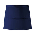 Navy - Front - Premier Colours 3 Pocket Short Apron