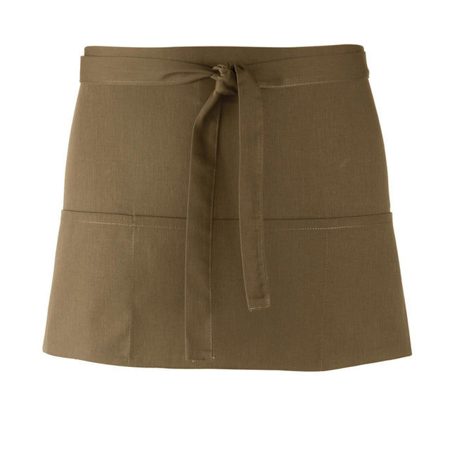 Sage - Front - Premier Colours 3 Pocket Short Apron