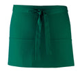 Bottle Green - Front - Premier Colours 3 Pocket Short Apron