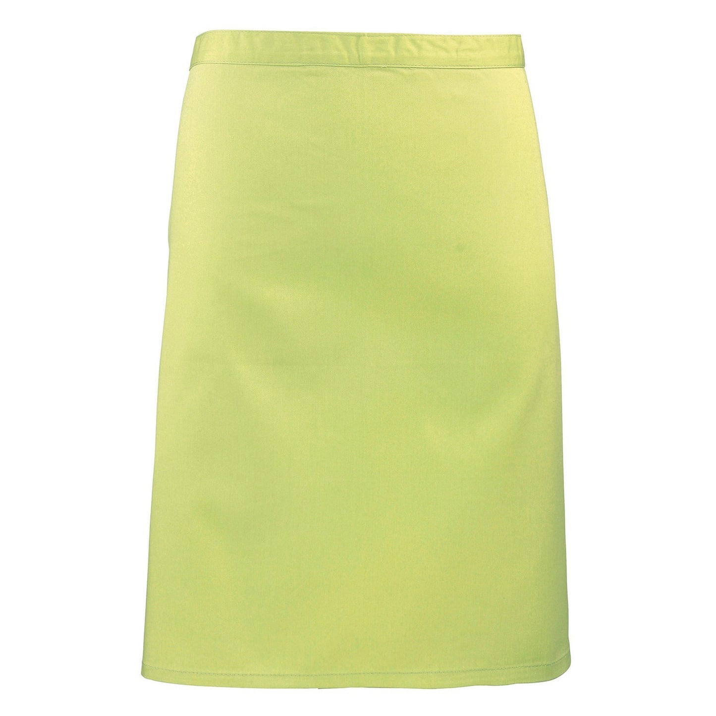 Lime - Front - Premier Colours Mid Length Apron