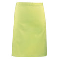 Lime - Front - Premier Colours Mid Length Apron