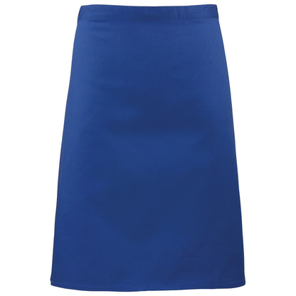 Royal Blue - Front - Premier Colours Mid Length Apron