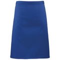 Royal Blue - Front - Premier Colours Mid Length Apron