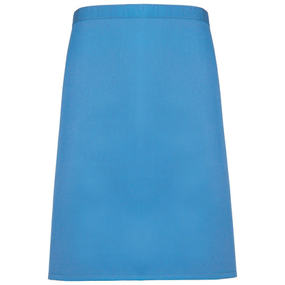 Sapphire Blue - Front - Premier Colours Mid Length Apron