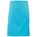 Turquoise - Front - Premier Colours Mid Length Apron