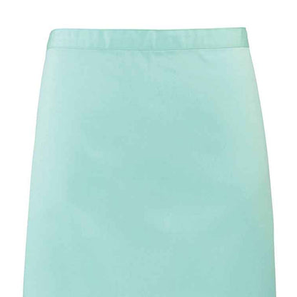 Aqua - Back - Premier Colours Mid Length Apron