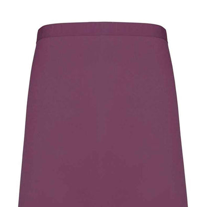 Aubergine - Back - Premier Colours Mid Length Apron