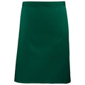 Bottle Green - Front - Premier Colours Mid Length Apron