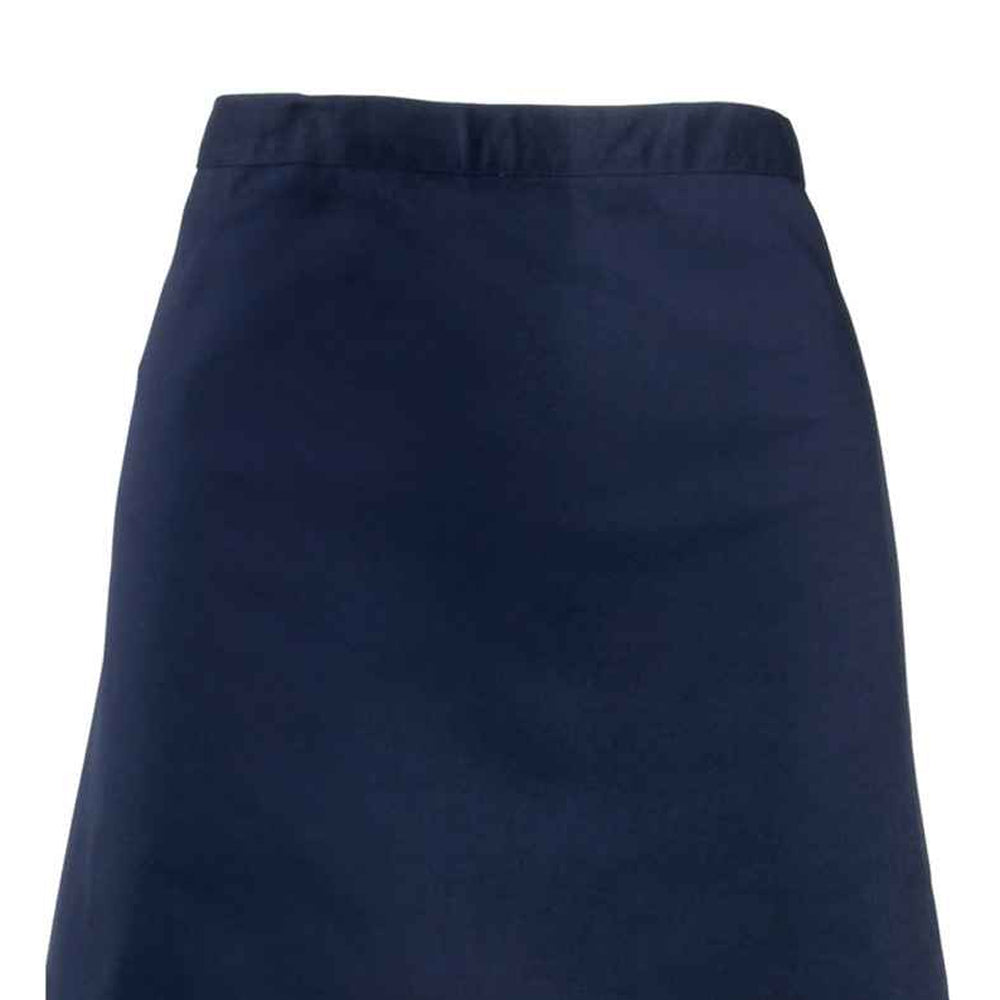 Navy - Back - Premier Colours Mid Length Apron