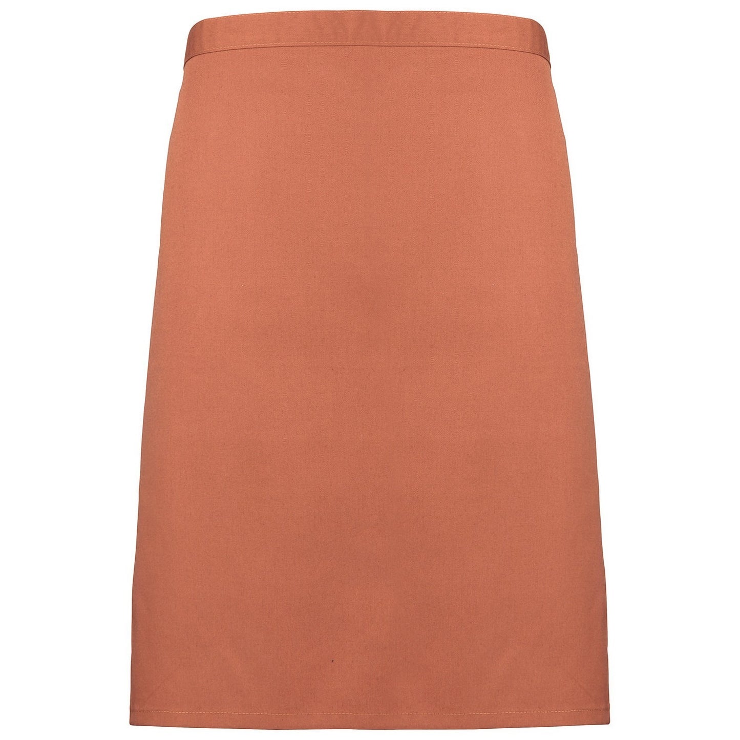 Chestnut - Front - Premier Colours Mid Length Apron