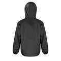 Black - Back - Result Core Unisex Adult Lined Lightweight Waterproof Jacket