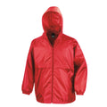 Red - Front - Result Core Unisex Adult Lined Lightweight Waterproof Jacket