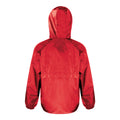 Red - Back - Result Core Unisex Adult Lined Lightweight Waterproof Jacket