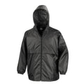 Black - Front - Result Core Unisex Adult Lined Lightweight Waterproof Jacket