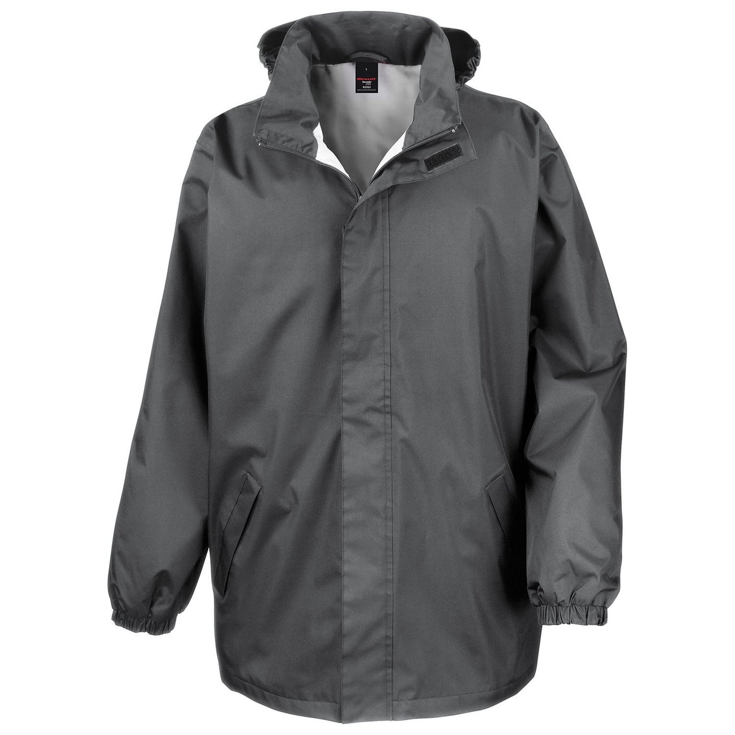 Steel Grey - Front - Result Core Mens Midweight Waterproof Jacket