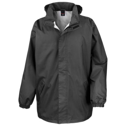 Black - Front - Result Core Mens Midweight Waterproof Jacket