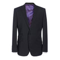 Charcoal - Front - Brook Taverner Mens Sophisticated Cassino Suit Jacket