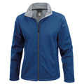 Navy - Front - Result Core Womens-Ladies Soft Shell Jacket