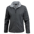 Black - Front - Result Core Womens-Ladies Soft Shell Jacket