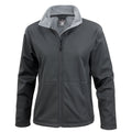Black - Front - Result Core Womens-Ladies Soft Shell Jacket