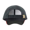 Black-Red - Back - Result Headwear Heavy Brushed Cotton Baseball Cap