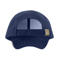 Navy-Natural - Back - Result Headwear Heavy Brushed Cotton Baseball Cap