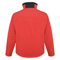 Red - Back - Result Mens Activity Soft Shell Jacket