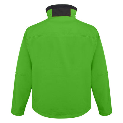 Vivid Green - Back - Result Mens Activity Soft Shell Jacket