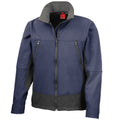 Navy - Front - Result Mens Activity Soft Shell Jacket