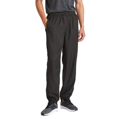 Jet Black - Side - Just Cool Unisex Adult Active Jogging Bottoms