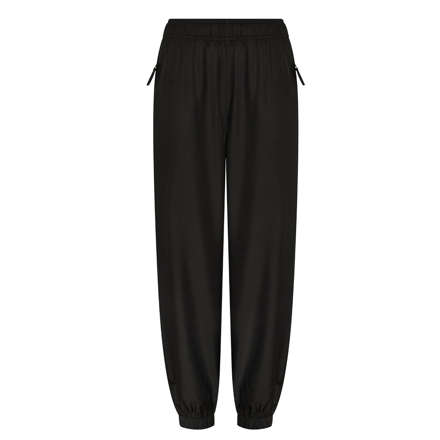 Jet Black - Front - Just Cool Unisex Adult Active Jogging Bottoms