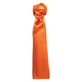 Orange - Front - Premier Colours Plain Scarf