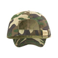 Green - Back - Result Headwear Pro Style Camo Cotton Drill Cap