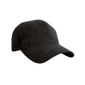 Black - Front - Result Headwear Unisex Adult Pro Style Heavy Drill Cap