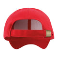 Red - Back - Result Headwear Unisex Adult Pro Style Heavy Drill Cap