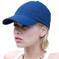 Royal Blue - Front - Result Headwear Unisex Adult Low Profile Cap