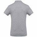 Oxford Grey - Back - Kariban Mens Pique Polo Shirt
