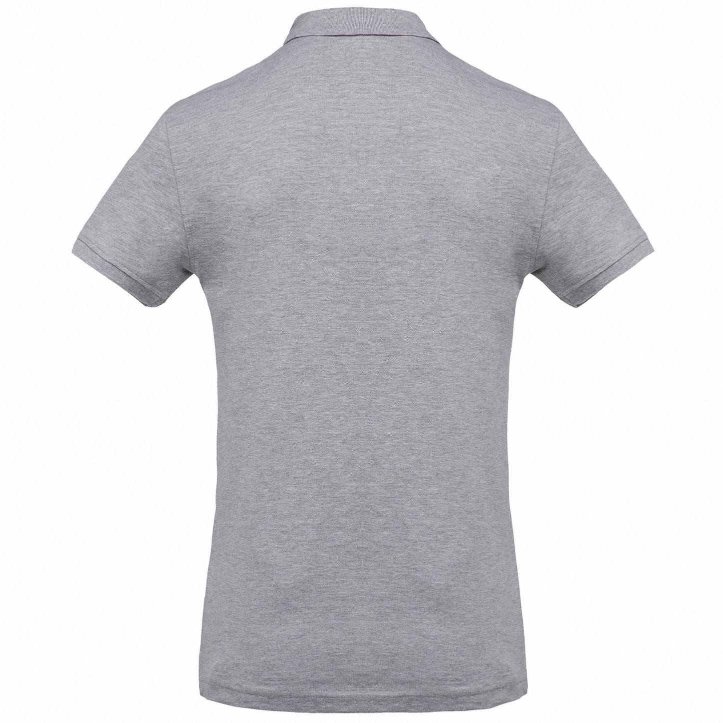 Oxford Grey - Back - Kariban Mens Pique Polo Shirt
