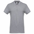 Oxford Grey - Front - Kariban Mens Pique Polo Shirt