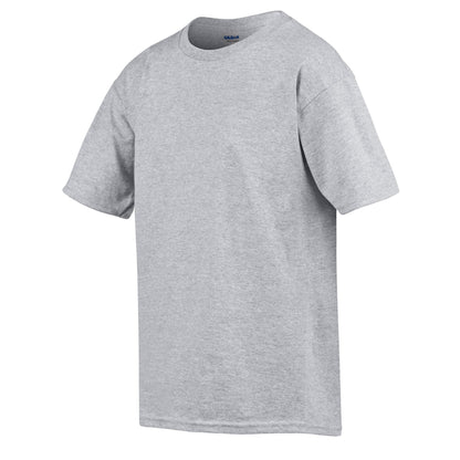 Sports Grey - Side - Gildan Childrens-Kids Softstyle T-Shirt