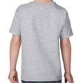 Sports Grey - Back - Gildan Childrens-Kids Heavyweight T-Shirt