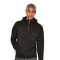 Black - Front - Kustom Kit Unisex Adult Quarter Zip Hoodie