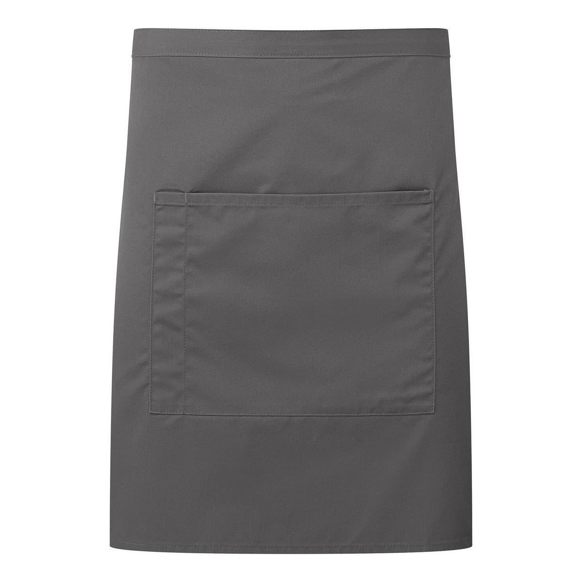 Dark Grey - Front - Premier Pocket Short Apron
