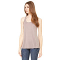 Pebble Brown - Side - Bella + Canvas Womens-Ladies Racerback Flowy Tank Top