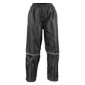 Black - Front - Result Unisex Adult Pro Coach Waterproof Trousers