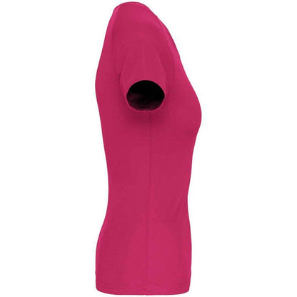 Fuchsia - Side - Proact Womens-Ladies Performance T-Shirt