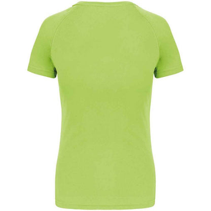 Lime Green - Back - Proact Womens-Ladies Performance T-Shirt