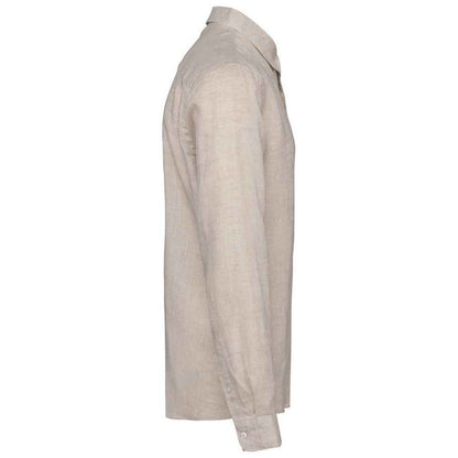 Linen - Side - Native Spirit Mens Linen Long-Sleeved Shirt