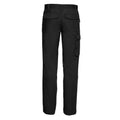 Black - Back - Russell Mens Polycotton Work Trousers